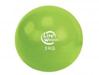 Медбол Lite Weights 3кг Light Green 1703LW