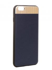 Аксессуар Чехол-накладка Dotfes G03 Aluminium Alloy Nappa Leather Case для APPLE iPhone 6 Plus/6S Plus Blue 47083