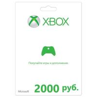 Карта оплаты Microsoft для Xbox Live 2000 руб K4W-03075