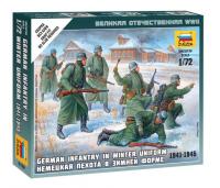 Сборная модель Zvezda Немецкая пехота 1941-1945гг зима 6198