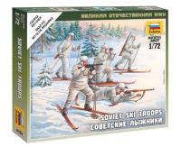 Сборная модель Zvezda Советские лыжники 6199