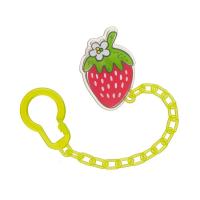 Холдер для пустышек Happy Baby Soother Holder With Chain Lime 11008 4650069781240