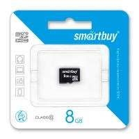 Карта памяти 8Gb - SmartBuy Micro Secure Digital HC Class 10 SB8GBSDCL10-00