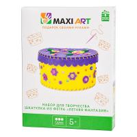 Набор для творчества Maxi Art Шкатулка из Фетра Летняя Фантазия MA-A0068