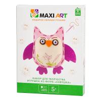 Набор для творчества Maxi Art Игрушка из фетра Совушка MA-A0072