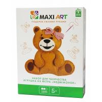 Набор для творчества Maxi Art Игрушка из фетра Медвежонок MA-A0196