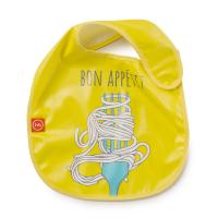 Нагрудник на липучке Happy Baby Waterproof Baby Bib Yellow 16009