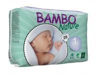 Подгузники Bambo Nature Newborn 2-4кг 28шт 310131