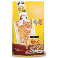 Корм Friskies Adult Мясо с полезными овощами 2kg для кошек 12053767