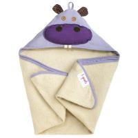 Полотенце с капюшоном 3 Sprouts Purple Hippo SPR103