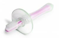 Зубная щетка силиконовая с ограничителем Canpol 10/500 Pink 250930615