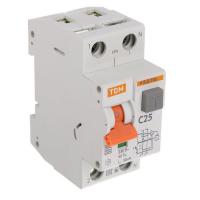 Дифференциальный автомат TDM-Electric АВДТ 63 C25 30мА SQ0202-0004