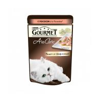 Корм Gourmet A la Carte Лосось со Шпинатом Цукини и Зелёной Фасолью а-ля Флорентин 85g для кошек 56586
