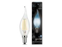 Лампочка Gauss LED Filament Candle Tailed E14 7W 4100К 104801207