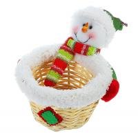 Новогодний сувенир СИМА-ЛЕНД Конфетница Снеговик с шарфом 1308731