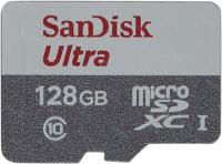 Карта памяти 128Gb - SanDisk Ultra - Micro SDXC Class 10 SDSQUNB-128G-GN3MN