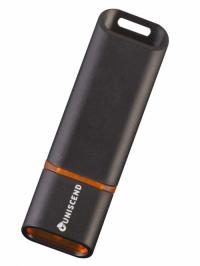 USB Flash Drive 16Gb - Uniscend Slalom 3.0 Black-Orange 5942.26