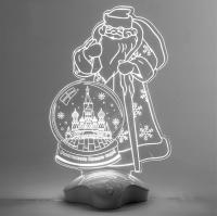 Новогодний сувенир Подставка световая Luazon Дед Мороз, Москва 2446513