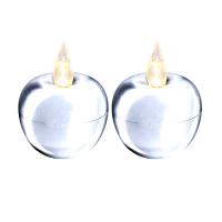 Светодиодная свеча Star Trading LED Яблоко мини 2шт Silver 067-08