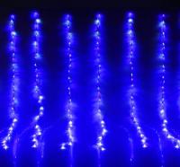 Гирлянда Luazon Дождь 1.5x1m LED-300-220V White-Blue 1080449