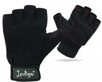 Перчатки атлетические Indigo SB-16-1575 размер L Black