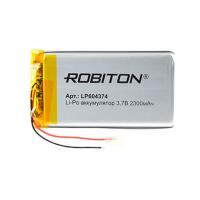 Аккумулятор LP604374 - Robiton 3.7V 2300mAh 14906