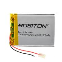 Аккумулятор LP414661 - Robiton 3.7V 1300mAh 14888
