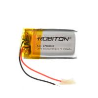 Аккумулятор LP602035 - Robiton 3.7V 350mAh 14904