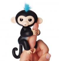 Игрушка Интерактивная обезьянка Fingerlings Baby Monkey Финн Black