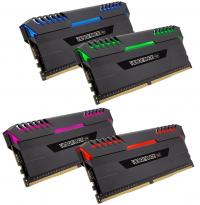 Модуль памяти Corsair Vengeance RGB DDR4 DIMM 2666MHz PC4-21300 - 64Gb KIT (4x16Gb) CMR64GX4M4A2666C16