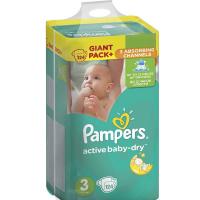 Подгузники Pampers Active Baby-Dry Midi 5-9кг 124шт 8001090459282