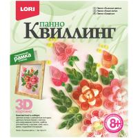 Набор Lori 3D Квиллинг-панно Пышные цветы Квл-011 / 227578