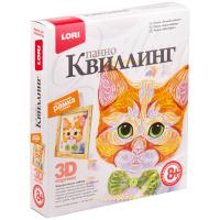 Набор Lori 3D Квиллинг-панно Рыжий котенок Квл-026 / 254785