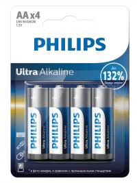 Батарейка AA 4B Philips LR6E4B/51 Ultra (4 штуки)