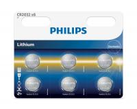 Батарейка CR2032P6/01B Philips Lithium 3.0V ( 6 штук )