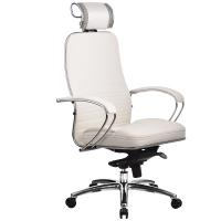 Компьютерное кресло Метта Samurai KL-2.02 White Swan с 3D подголовником