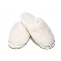 Тапочки Smart Textile Домашнее Тепло из овечьего меха Н520 размер 40-41 White