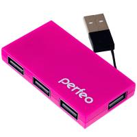 Хаб USB Perfeo PF-VI-H023 Pink