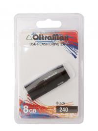 USB Flash Drive 8Gb - OltraMax 240 OM-8GB-240-Black