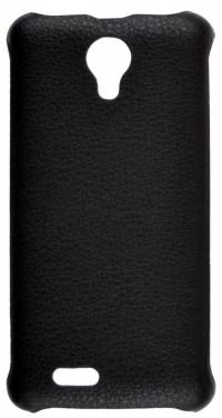 Аксессуар Чехол-накладка SkinBox для Digma Q400 3G HIT Leather Shield Black T-S-DQ4003GH-009