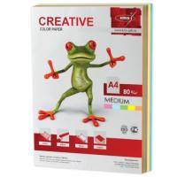 Бумага Kris Creative color A4 80g/m2 250 листов Medium Multicolor 110512