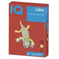 Бумага IQ Color A3 80g/m2 500 листов Coral Red CO44 110683