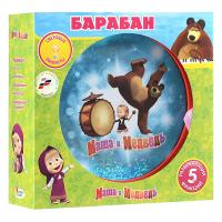 Детский музыкальный инструмент Играем вместе Барабан Маша и Медведь B672011-R2