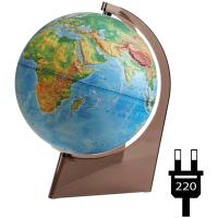 Глобус Глобусный мир Физический рельефный 210mm с подсветкой 10276