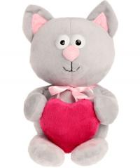 Игрушка Princess Love Котик с сердцем Gray