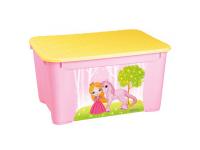 Ящик для игрушек Бытпласт 13776 Pink