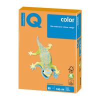 Бумага IQ Color A4 80g/m2 100 листов Neon Orange NEOOR 110849