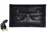 Аксессуар Сумка 15-inch Gurdini для APPLE MacBook 15 Leather 1 Grade Handmade Black