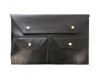 Аксессуар Сумка 11-inch Gurdini для APPLE MacBook Air 11 Leather 1 Grade Handmade Black