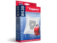 Пылесборники синтетические Topperr BS 30 4шт + 1 фильтр для Bosch / Siemens